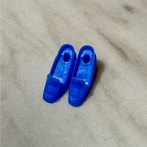Vintage 1970s Mattel Barbie Square Toe Shoe Heel Japan Blue